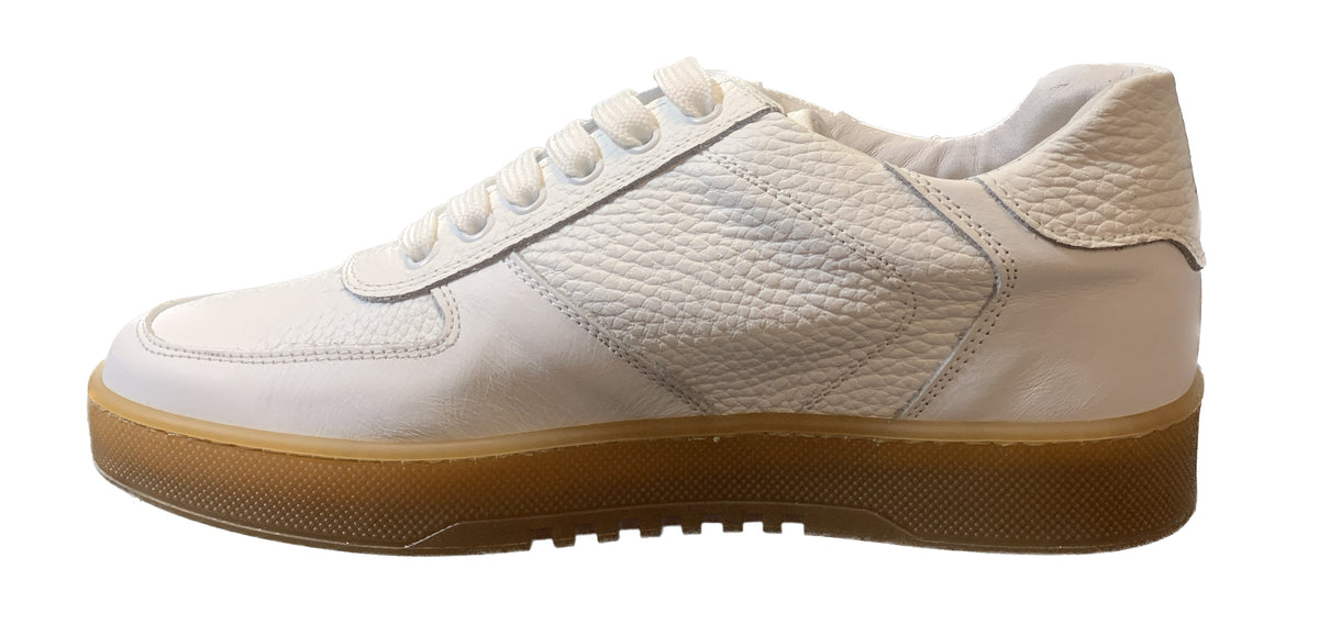 MARK MIDOR SNEAKERS IN PELLE MISTA BIANCO