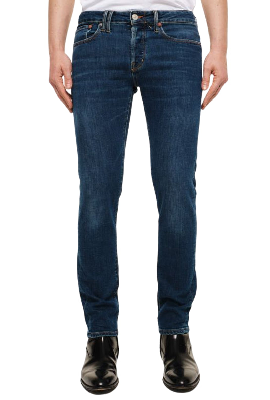 CYCLE JEANS UOMO COMFORT SKINNY FINISH NAVY BLUE