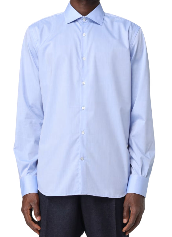 BROOKSFIELD CAMICIA CLASSICA UOMO COLORE PALE BLUE