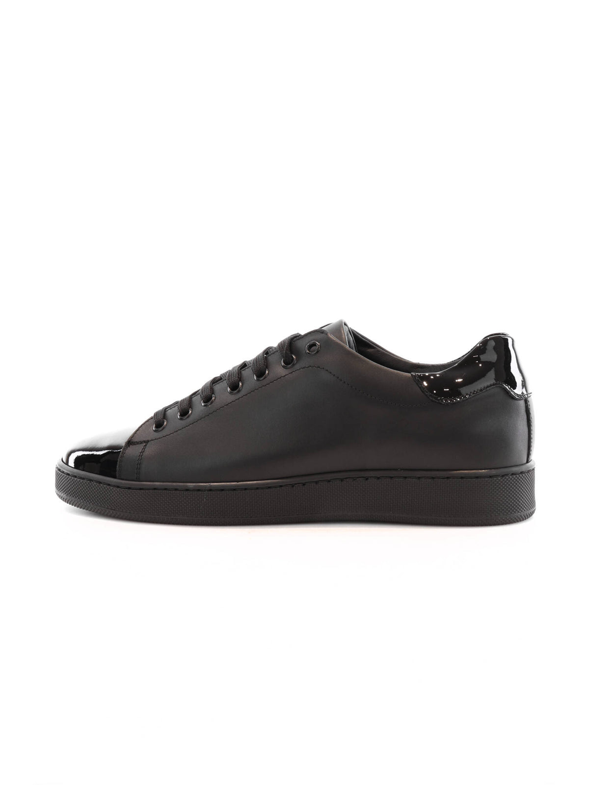 MARK MIDOR SNEAKERS DA CERIMONIA IN PELLE & VERNICE COLORE NERO