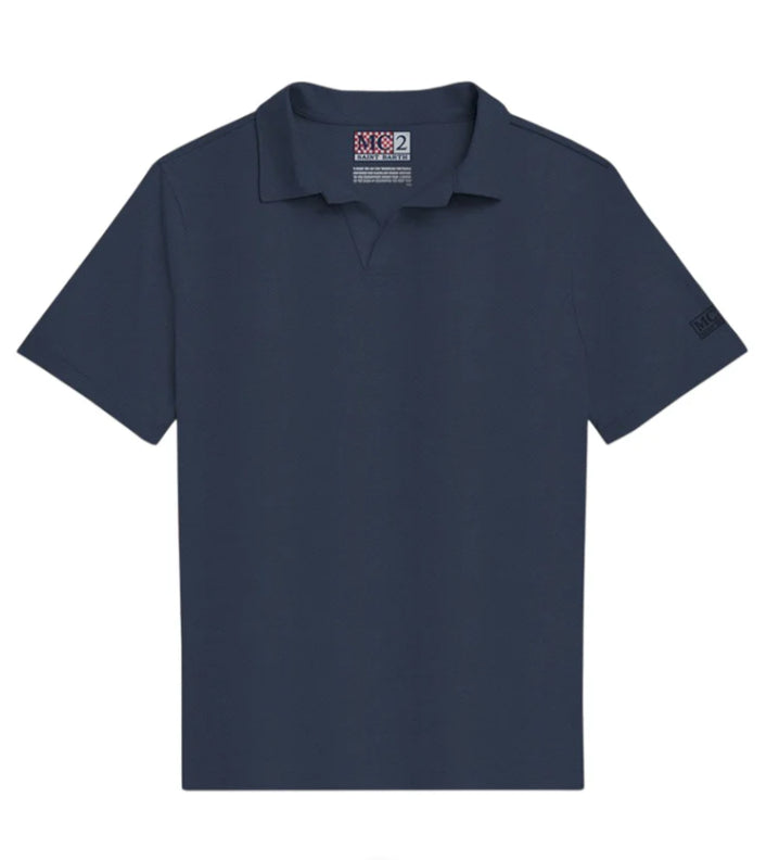 MC2 SAINT BARTH POLO UOMO IN PIQUET TECNICO CHIMERA BLU NAVY