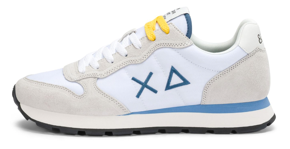 SUN68 SNEAKERS UOMO TOM SOLID 01 BIANCO