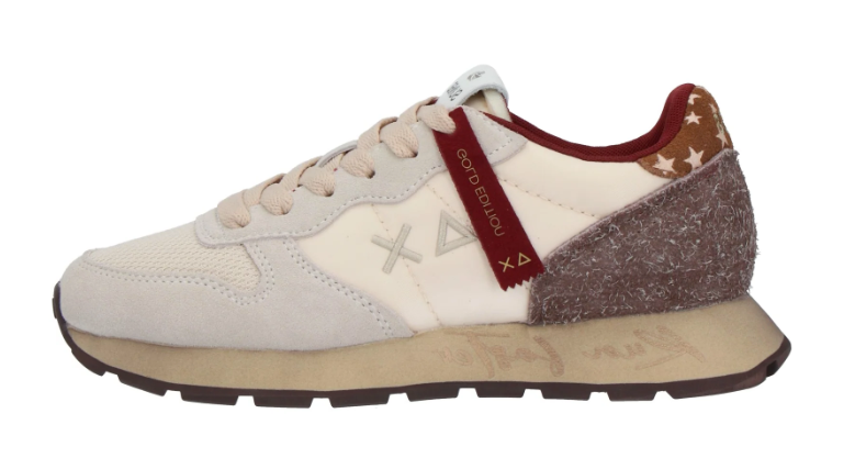 SUN68 SNEAKERS DONNA ALLY VINTAGE BIANCO PANNA 031