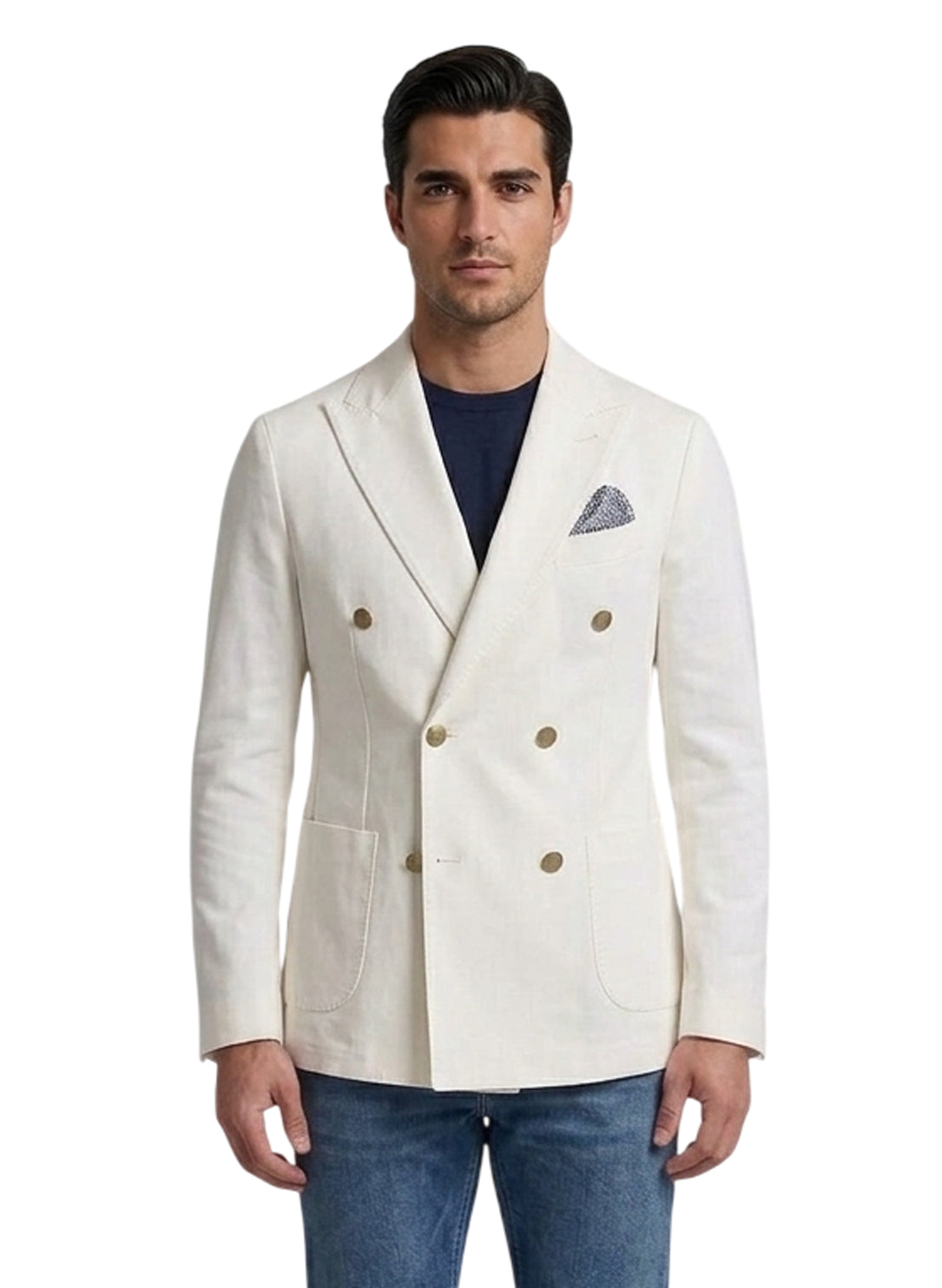 MARK MIDOR GIACCA DOPPIO PETTO COLORE BIANCO 88