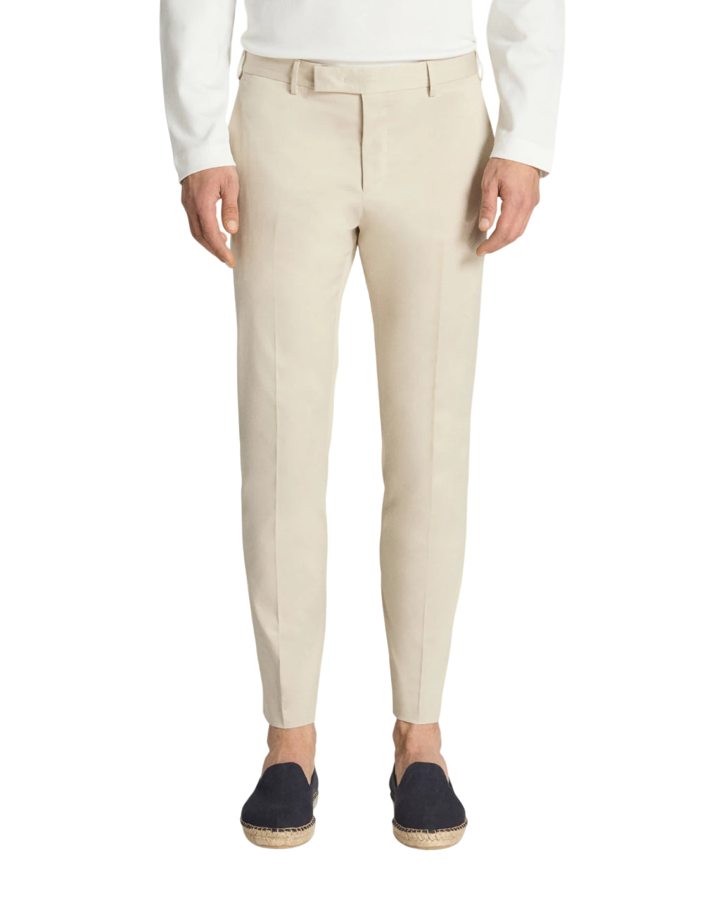 PT01 PANTALONE DIECI IN TWILL COLORE BEIGE FREDDO