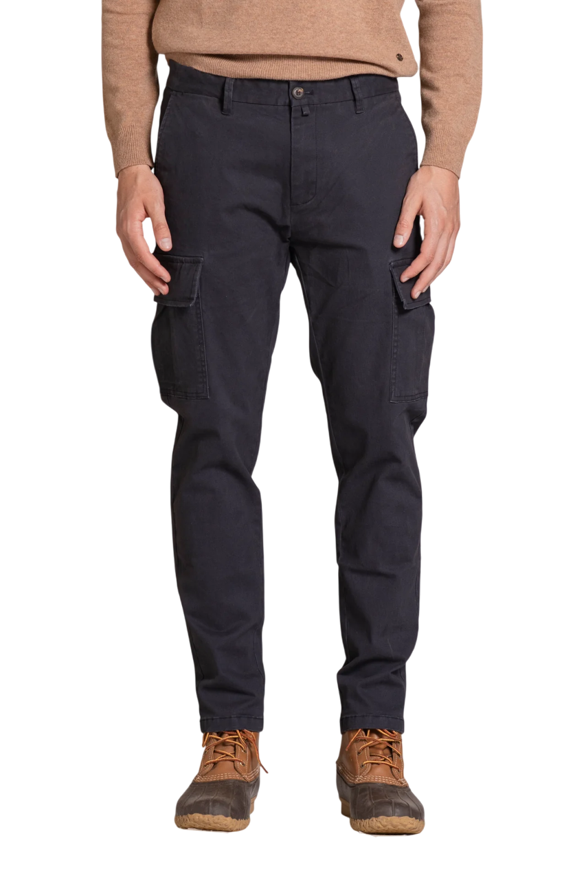 IMPURE NORMAN CARGO LONG IN TWILL COLORE NAVY BLUE