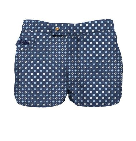 MC2 SAINT BARTH COSTUME DA BAGNO HARRYS FLOWER TIE BLU
