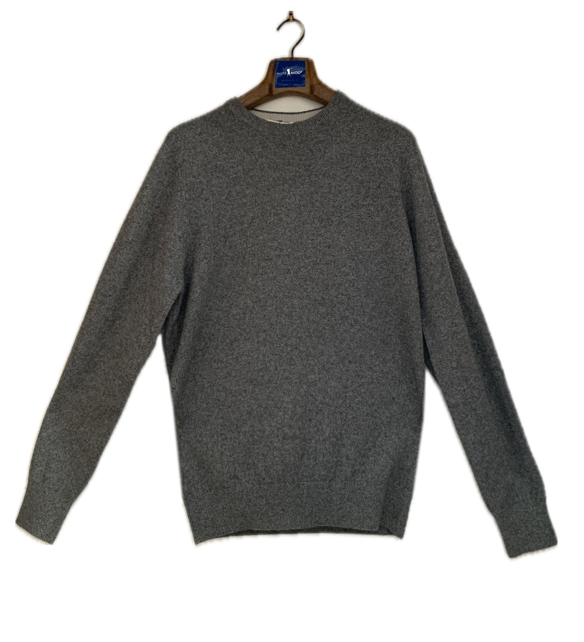 MARK MIDOR MAGLIA GIROCOLLO CASHMERE SUPERSOFT GRIGIO MEDIO