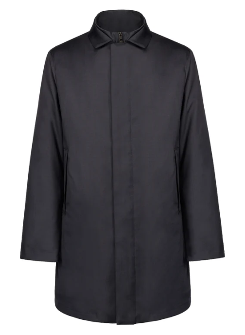 PEOPLE OF SHIBUYA TRENCH HOKKAIDO PM781 NAVY BLUE