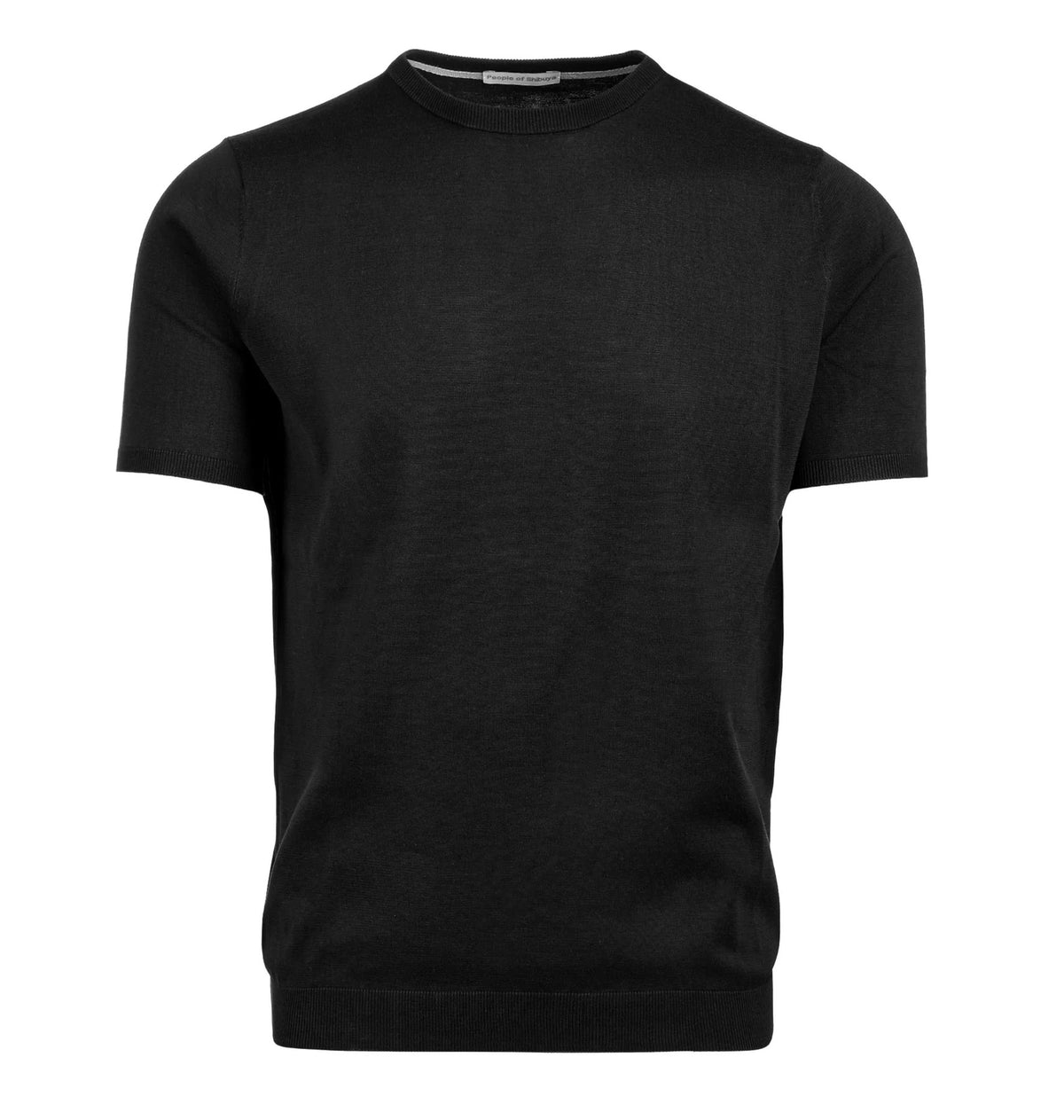 T-SHIRT IN MAGLIA NERO