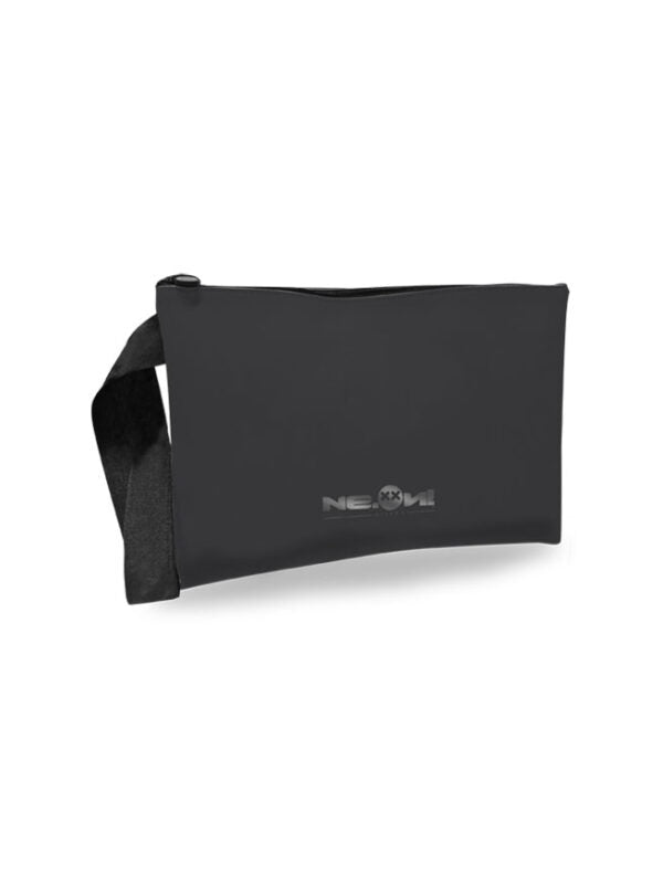 NE.ON! POCHETTE MAXI POUCH COLORE NERO