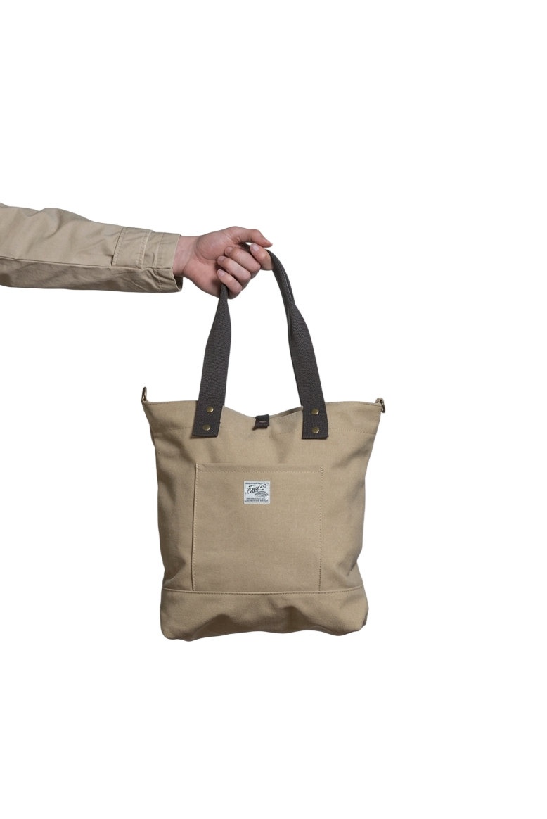 IMPURE BORSA KYLE IN CANVAS COLORE SAND
