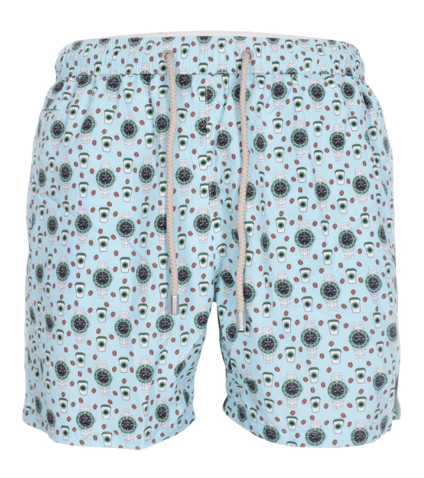 MC2 SAINT BARTH COSTUME DA BAGNO LEGGERO WATCH STARDUCK CELESTE