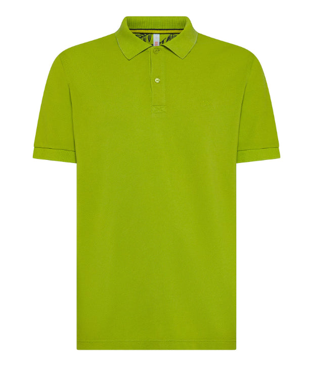 SUN68 UOMO POLO COLD DYE STONE