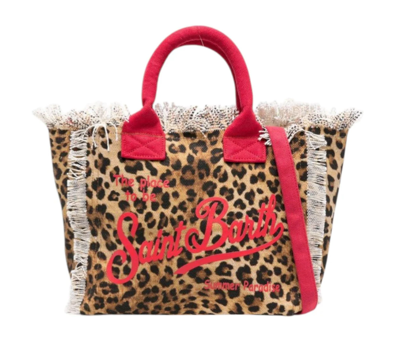 MC2 SAINT BARTH BORSA VANITY SAND LEOPARD 0041