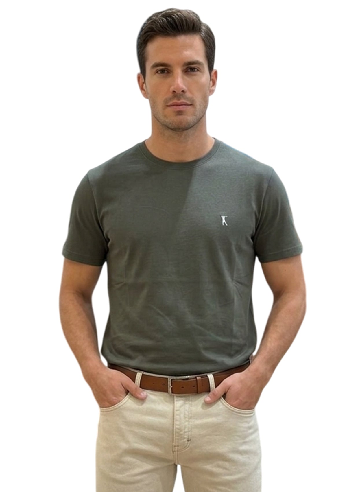 MARK MIDOR T-SHIRT IN COTONE COLORE VERDE