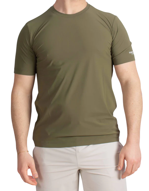 PEOPLE OF SHIBUYA T-SHIRT NANZOI IN TESSUTO TECNICO GREEN