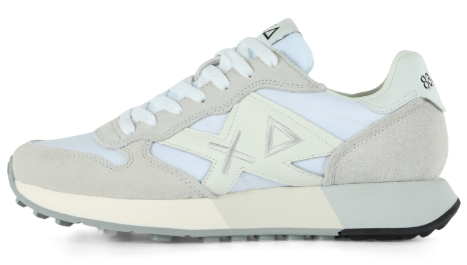 SUN68 SNEAKERS JAKI 2.0 BICOLOR BIANCO BIANCO
