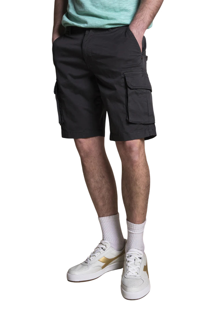 IMPURE BERMUDA CARGO IN COTONE ELASTICIZZATO COMFORT FIT CASTLE ROCK
