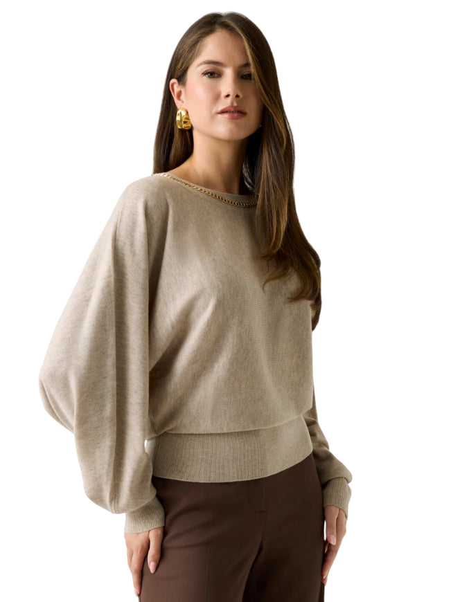 MARCIANO BY GUESS MAGLIONE LANA E CASHMERE VELVET TAUPE