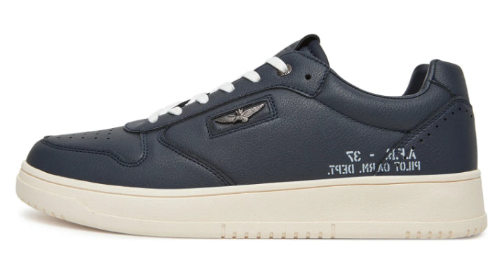 AERONAUTICA MILITARE SNEAKERS UOMO SC235PL277 PELLE BLU