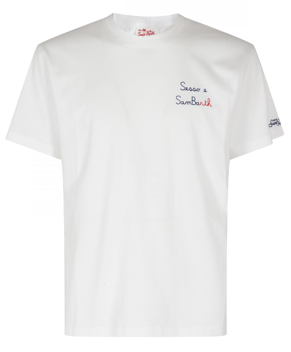 MC2 SAINT BARTH T-SHIRT DONNA SESSO E SAMBART BIANCA
