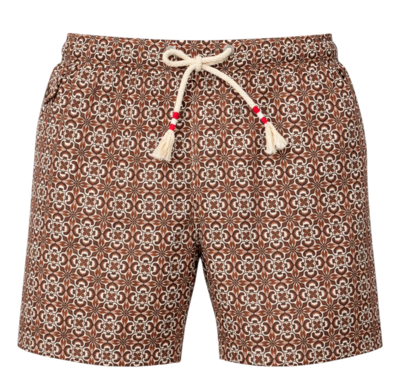 MC2 SAINT BARTH BOXER MARE MAJ ARTIS MULTI MARRONE