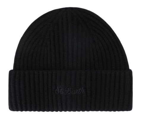 MC2 SAINT BARTH BERRETTO WENGEN CASHMERE BLACK