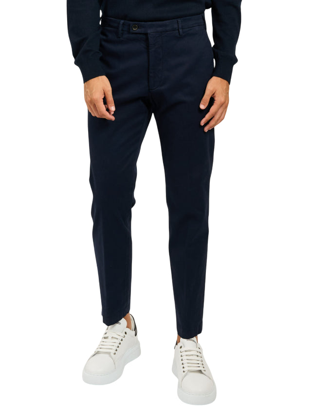 MICHAEL COAL PANTALONI UOMO IN COTONE BLU
