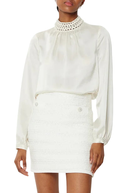 MARCIANO BY GUESS BLUSA ALIZA COLORE MACADAMIA