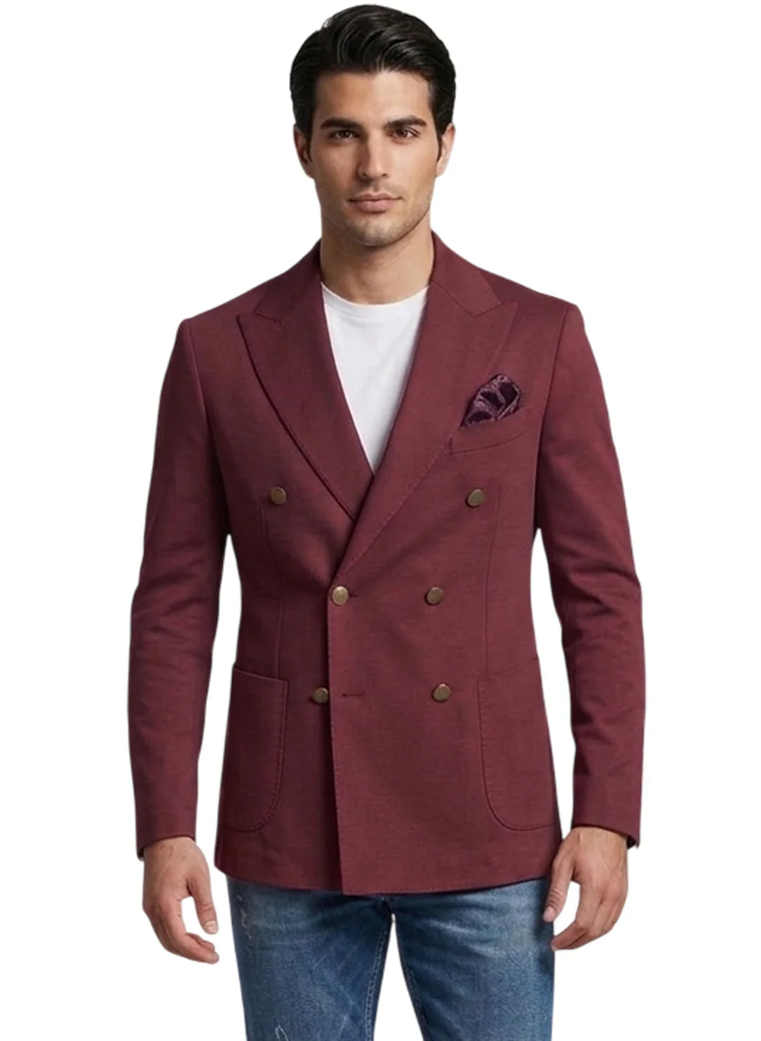 MARK MIDOR GIACCA DOPPIO PETTO COLORE BORDEAUX