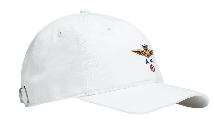 AERONAUTICA MILITARE CAPPELLINO CON AQUILA TURRITA OFF WHITE