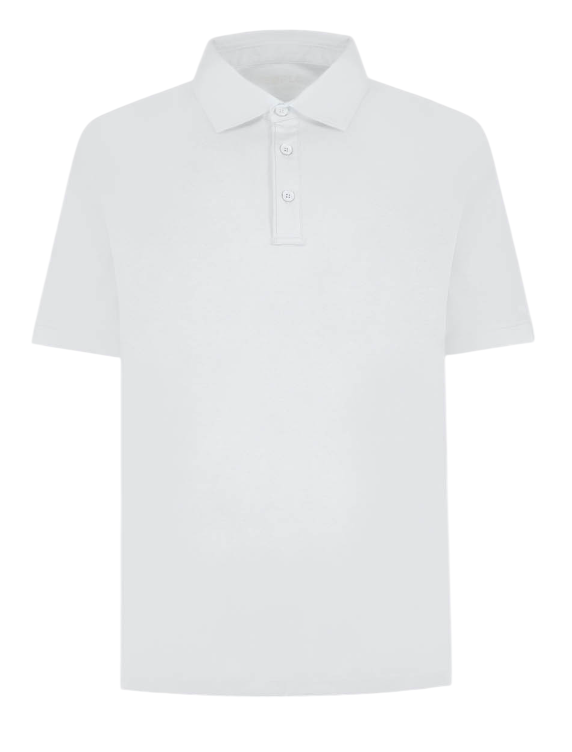 PEOPLE OF SHIBUYA POLO MASAMBA IN JERSEY ELASTICIZZATO COLORE WHITE