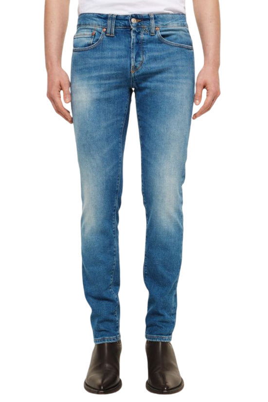 CYCLE JEANS UOMO COMFORT SKINNY NATURAL VINTAGE BLUE