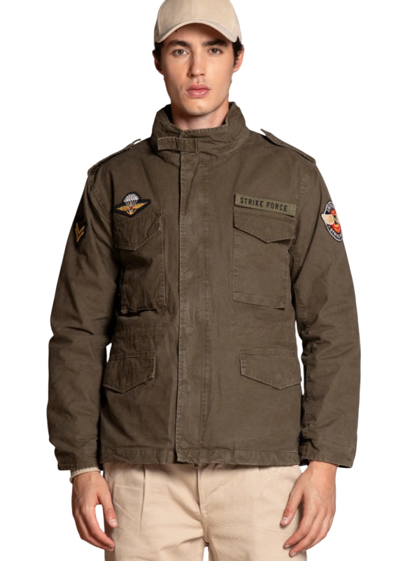 IMPURE JAKE FIELD JACKET PATCH VERDE MILITARE