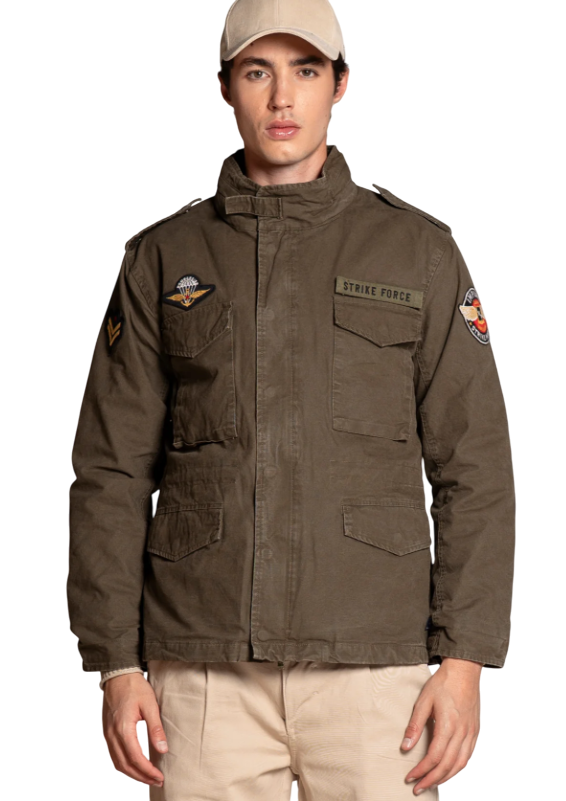 IMPURE JAKE FIELD JACKET PATCH VERDE MILITARE