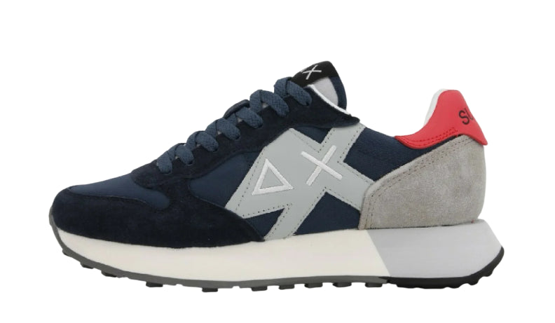 SUN68 SNEAKERS UOMO JAKI 2.0 SOLID NAVY BLUE