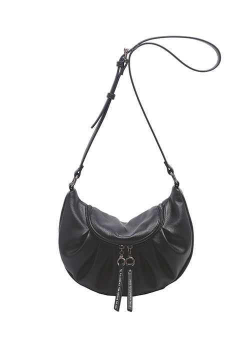 LE PANDORINE BORSA A SPALLA VICTORIA SMALL GUAI BLACK