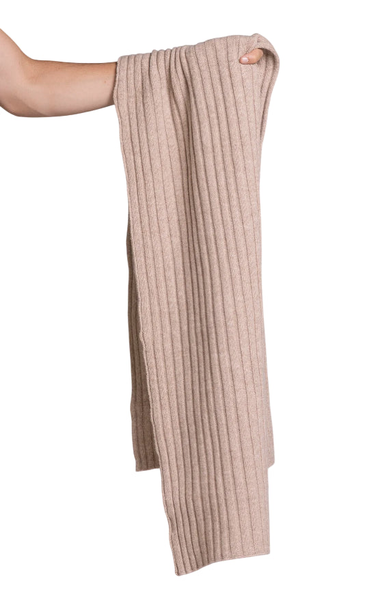 IMPURE SCIARPA BULT IN LAMBSWOOL COLORE LIGHT BEIGE