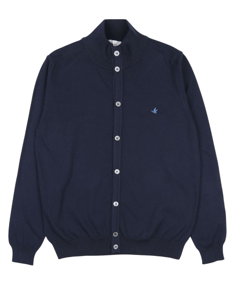 BROOKSFIELD CARDIGAN UOMO IN MAGLIA COLORE BLU NAVY