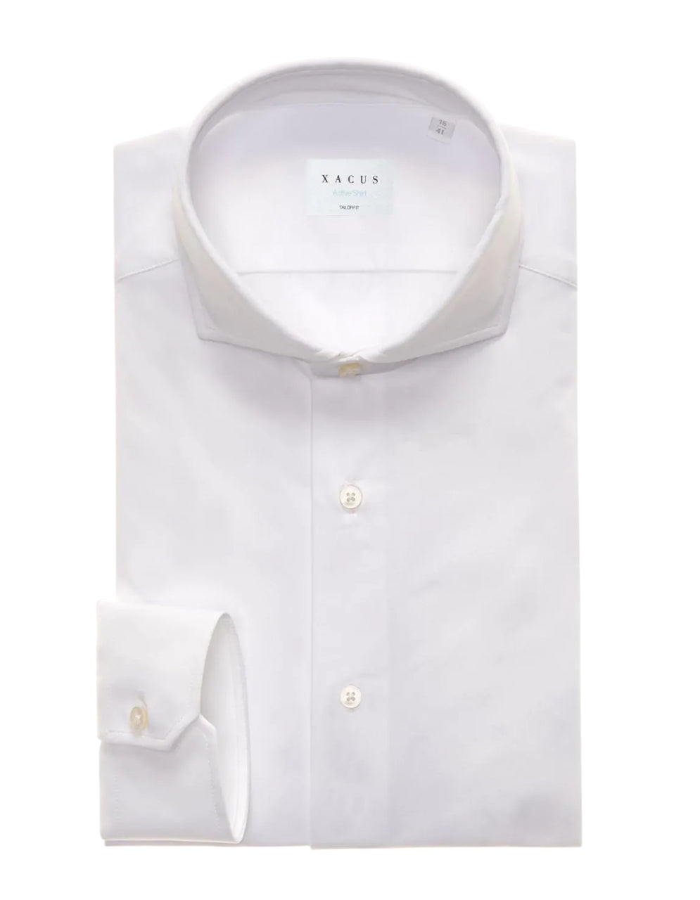 XACUS CAMICIA UOMO COLLO FRANCESE OXFORD BIANCO
