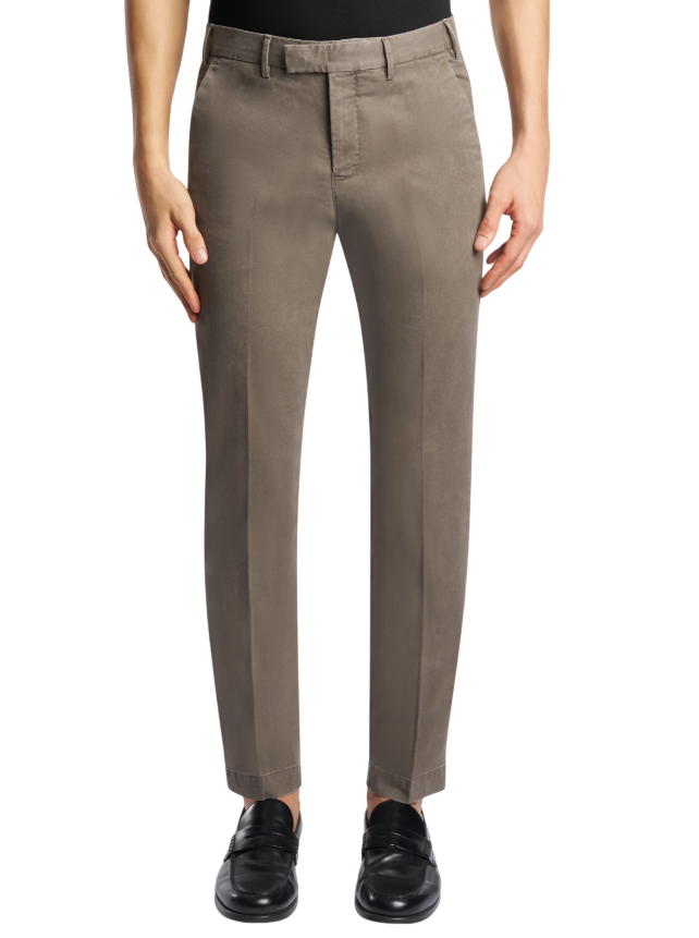 PT01 PANTALONI MASTER IN COTONE COLORE TORTORA