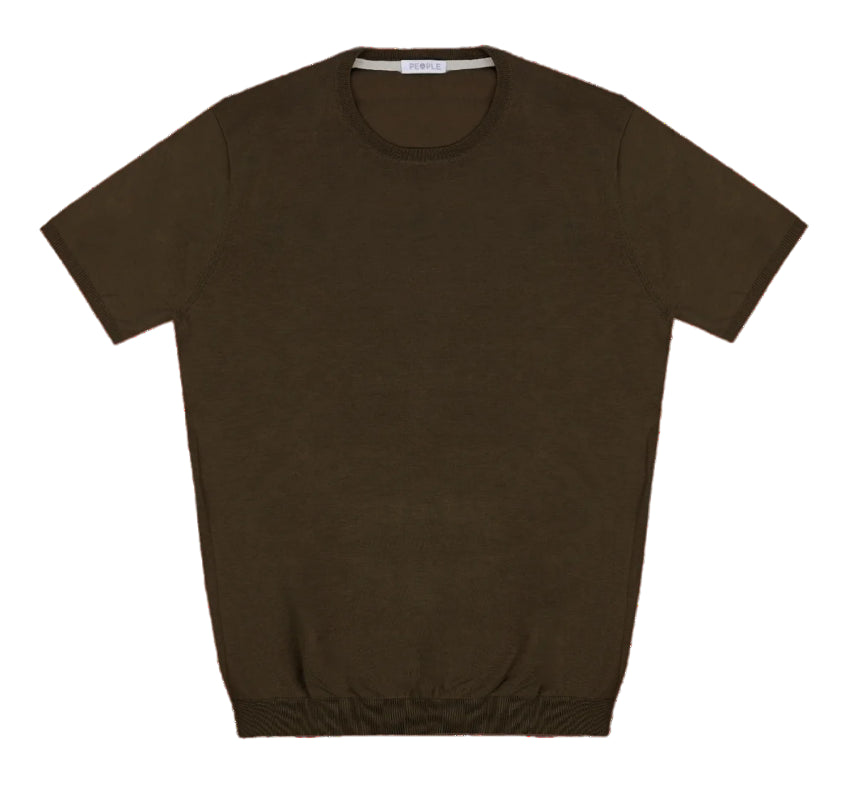 PEOPLE OF SHIBUYA TSHIRT IN MAGLIA PAKSE DONGQI BROWN