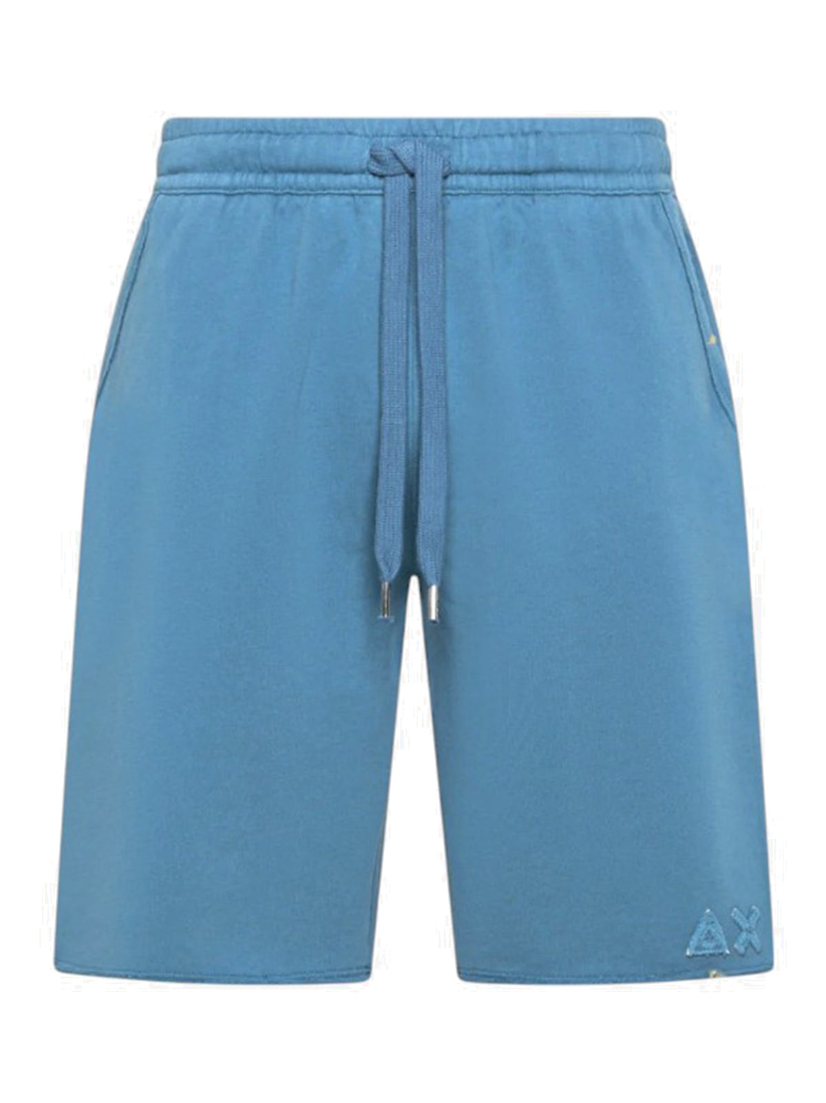 SUN68 UOMO BERMUDA VINTAGE BROKEN FLEECE AVIO