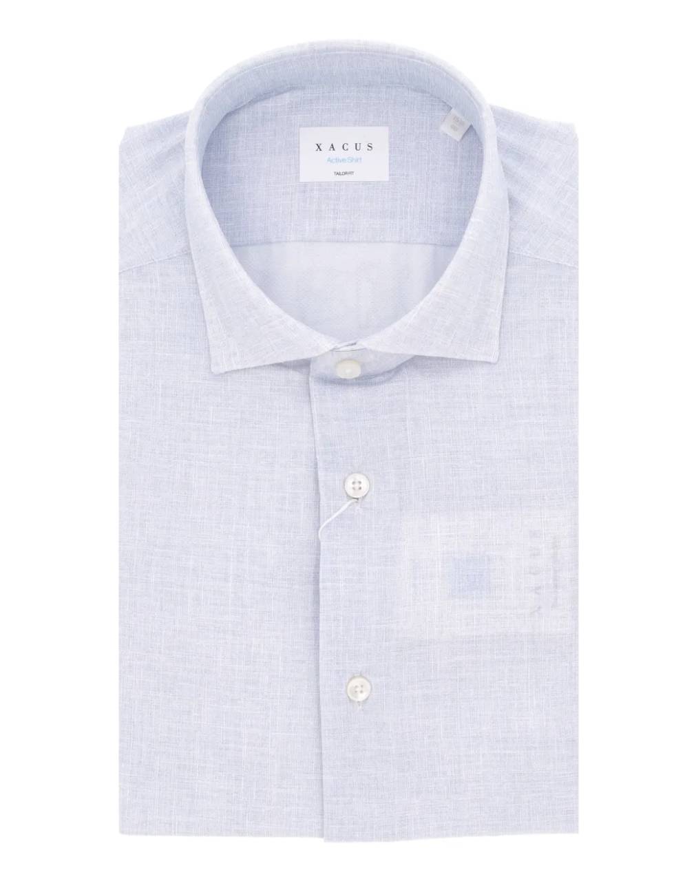 XACUS CAMICIA UOMO ACTIVE  SHIRT TAILOR FIT AZZURRO