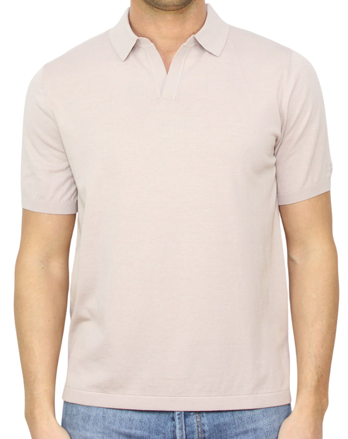 MC2 SAINT BARTH POLO SLOAN IN MAGLIA SENZA BOTTONI STONE LIGHT