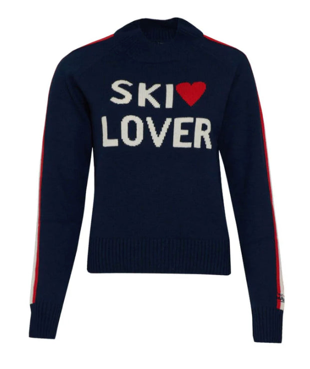 MC2 SAINT BARTH MAGLIONE DONNA LUPETTO SKY LOVER BLU