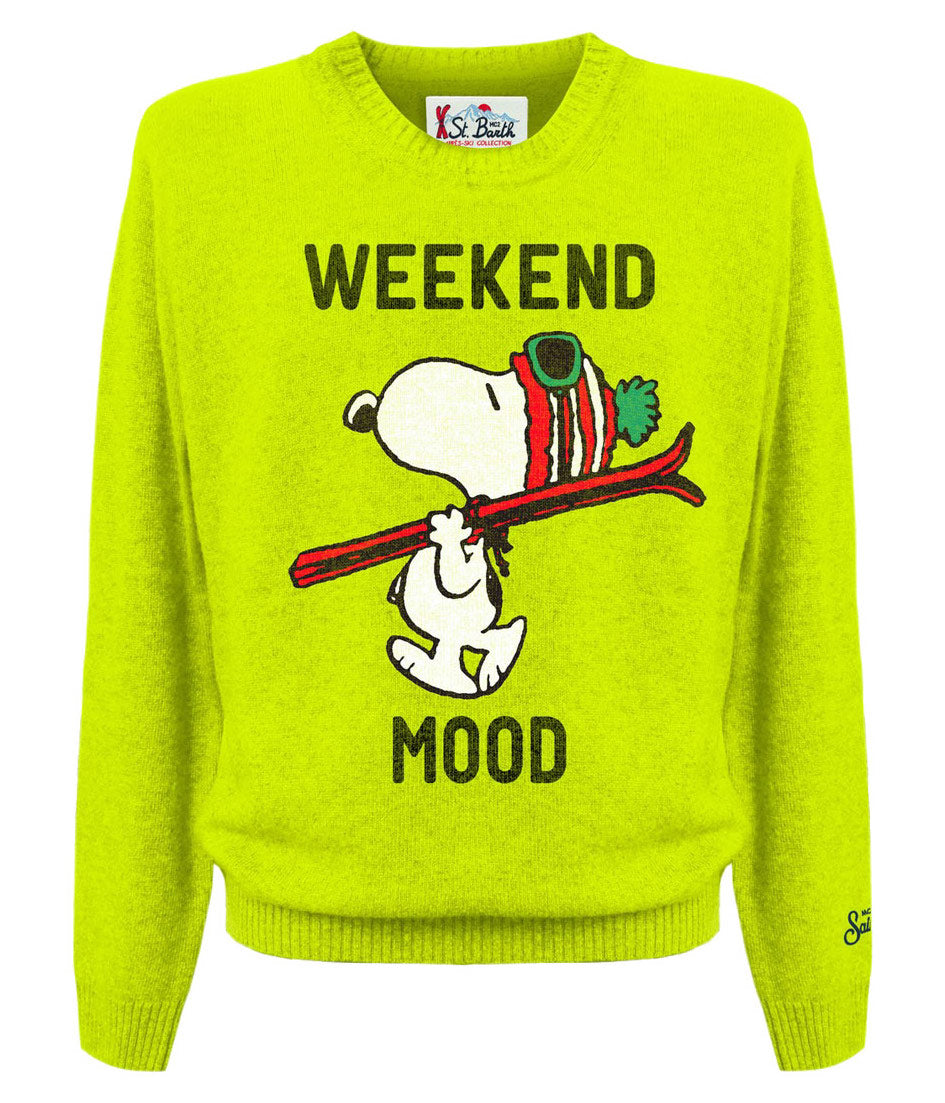 MC2 SAINT BARTH MAGLIA UOMO GIROCOLLO WEEKEND MOOD GIALLO FLUO