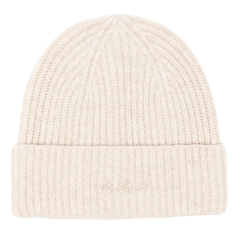 MC2 SAINT BARTH BERRETTO WENGEN CASHMERE OFF WHITE