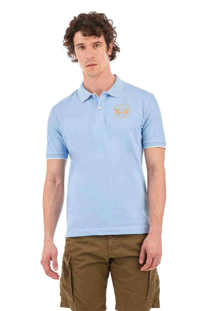 LA MARTINA POLO DA UOMO MIGUEL REGULAR FIT BLUE BELL
